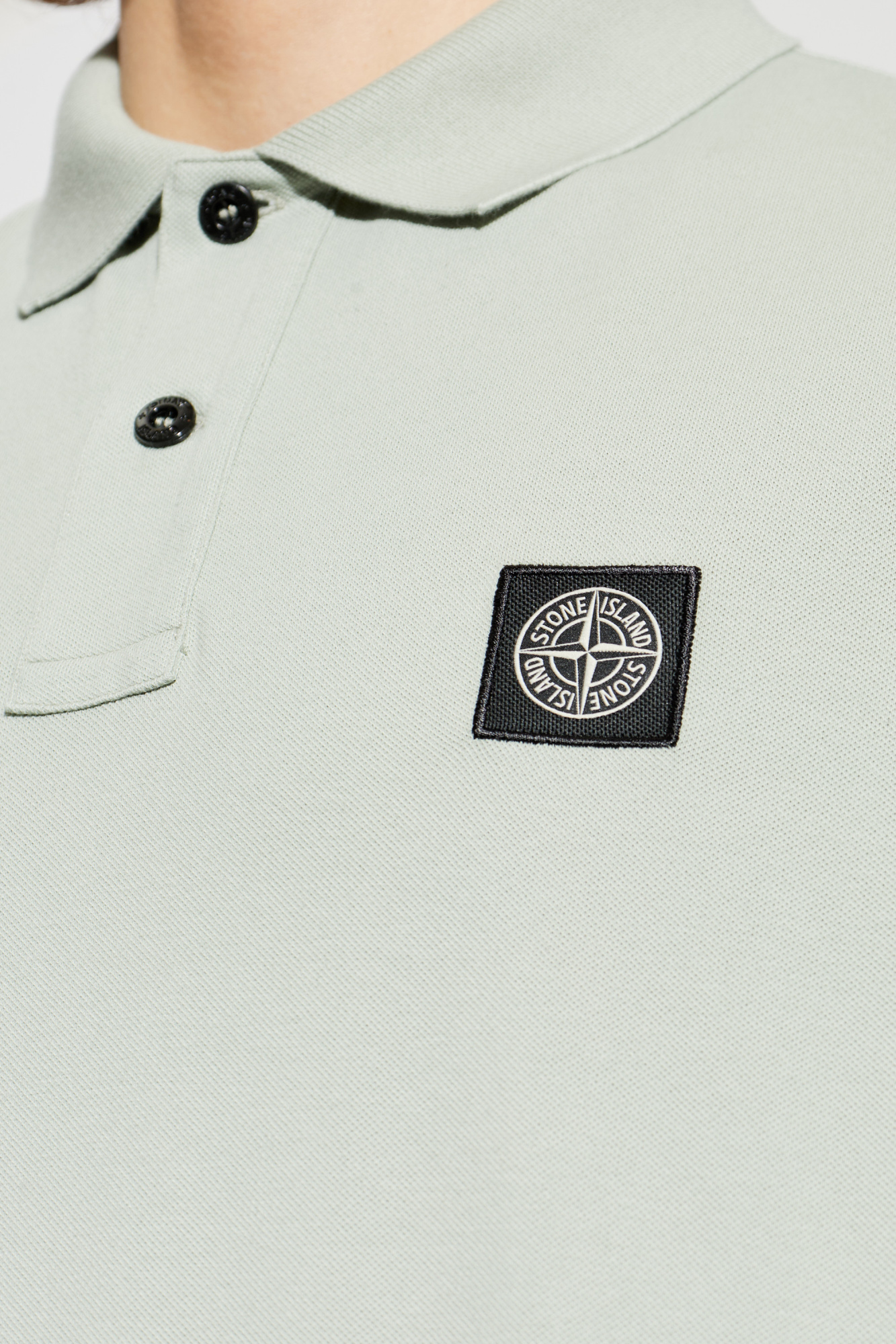 Stone Island Polo with logo patch | Men's | Vitkac